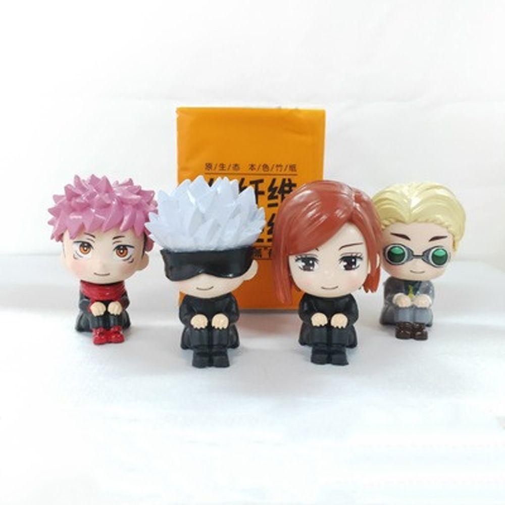 Lanfy Jujutsu Kaisen Figure Mainan Koleksi Fushiguro Megumi Yuji Itadori Nanami Figure PVC Anime Figure