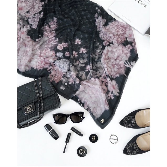 ButtonscarvesHydrangeaNoir