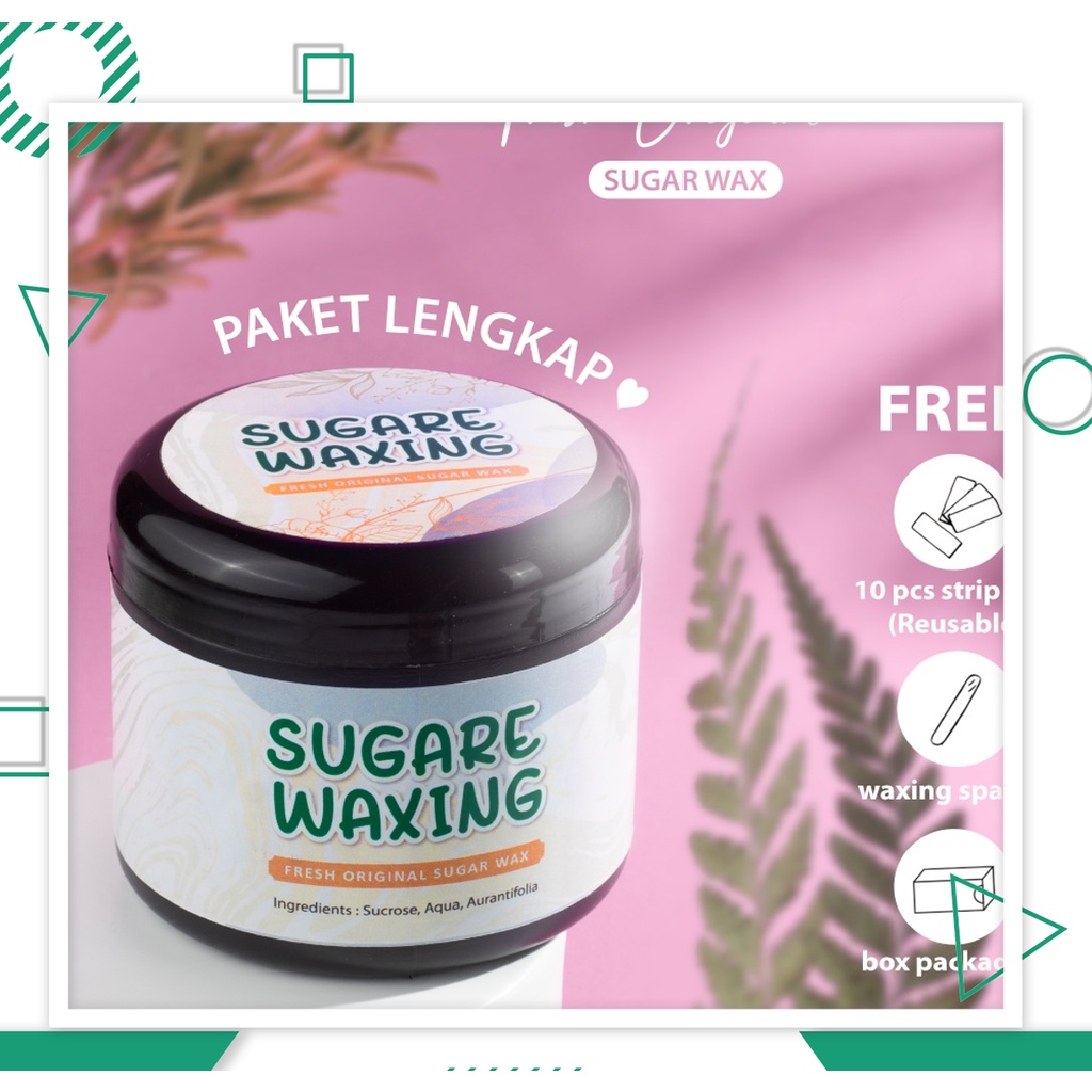 Jual SUGAR WAX / SUGARE WAXING / WAXING SUGAR / PAKET ALAT WAXING / CREAM LEM PENGHILANG BULU