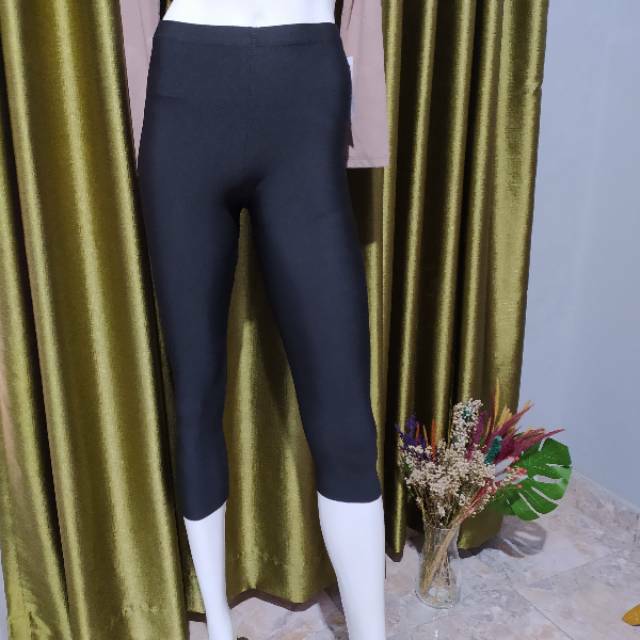 Celana legging 7/8  - celana sport bahan spandek jersey