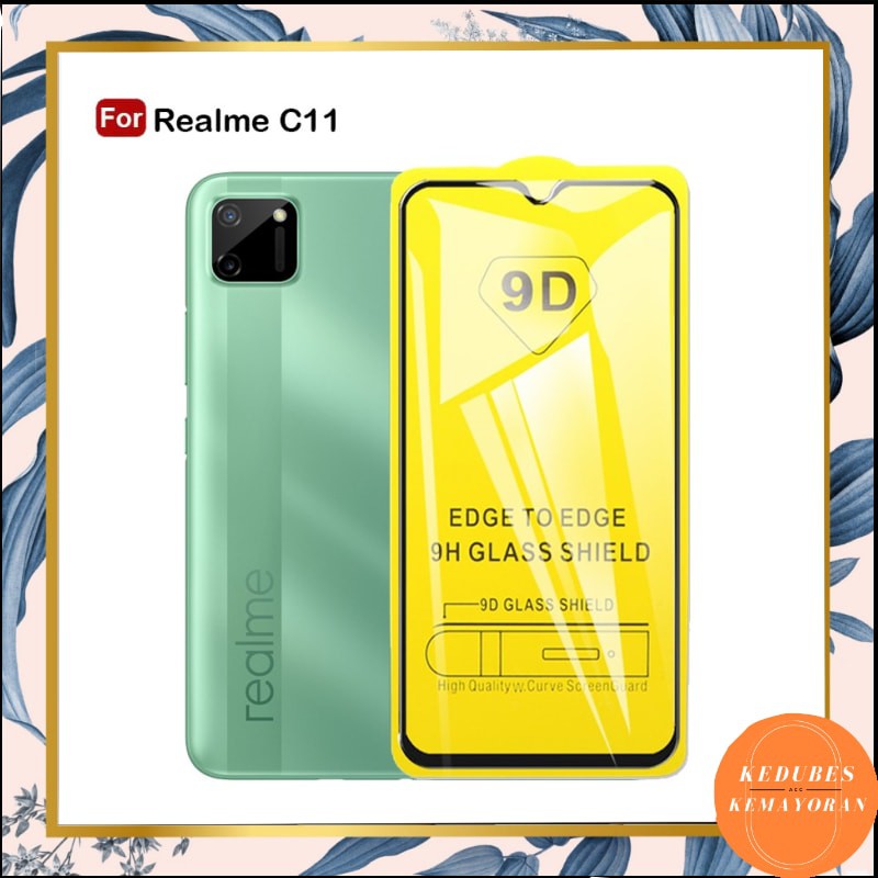 Tempered Glass Full 9D/5D REALME C12, 5i, C1, C15, C11, X2 PRO, C2, C3, 3 PRO [KK]