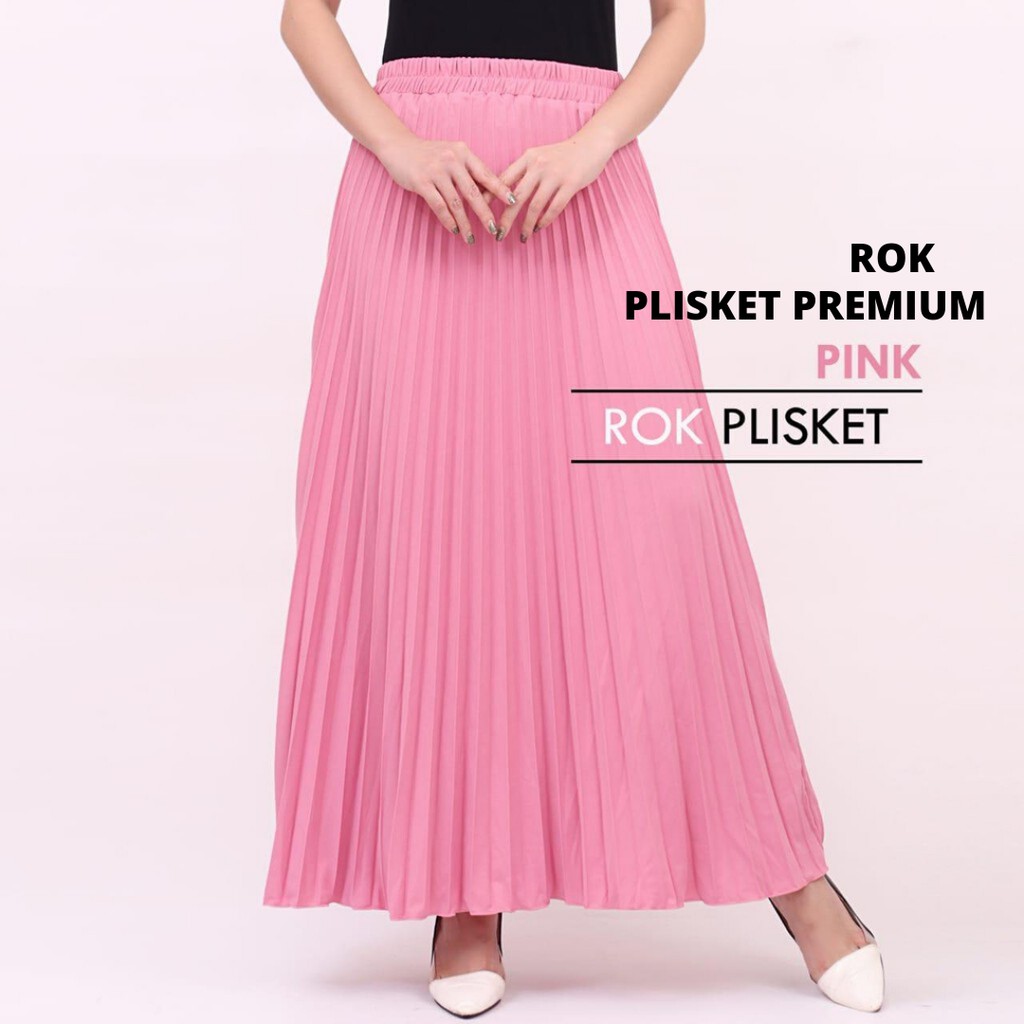  ROK  PANJANG  PLISKET POLOS Shopee  Indonesia