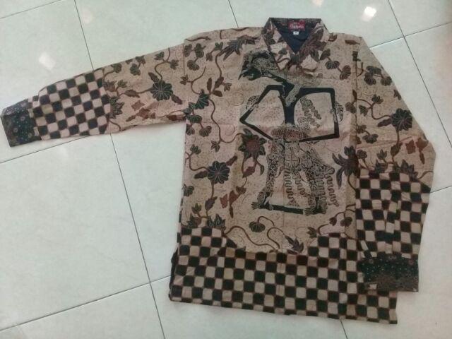 Kemeja Batik Pria Wewayang Batik Solo Kemeja Prai Lengan Panjang Batik Modern Ori By Raja Sakti