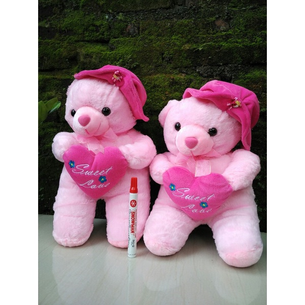 Boneka Bear Topi Vonel M KBC TOYS