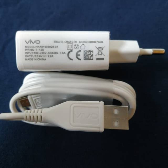 ORIGINAL CHARGER VIVO (2A 5V) Y31 Y21 Y35 Y51 Y15 V3 V5 ORIGINAL USB