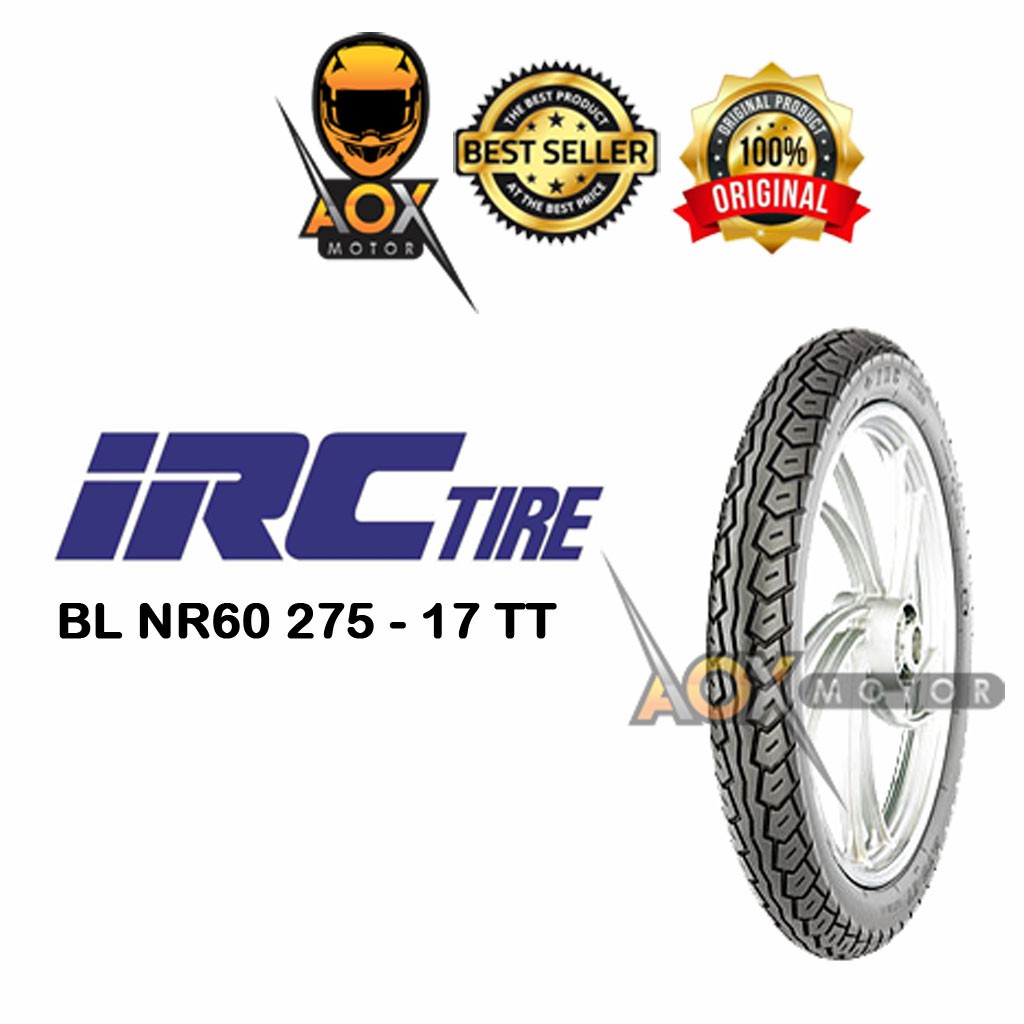 Ban luar motor 275-17 IRC NR60 Tubetype