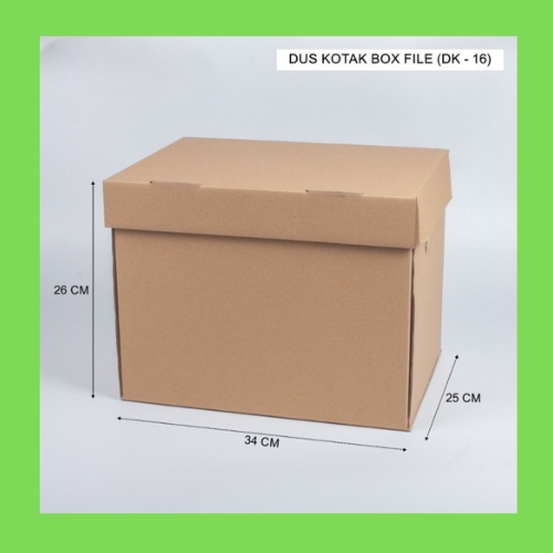 

Kotak Arsip Kardus Die Cut Box File Dokumen Berkas Organizer Kantor Instansi 34 x 25 x 26cm Dus Coklat (5pcs)