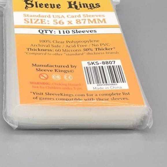 ✲ Sleeve Kings Standard USA Card Sleeves 56x87 mm - KPOP - Amethyst ➨