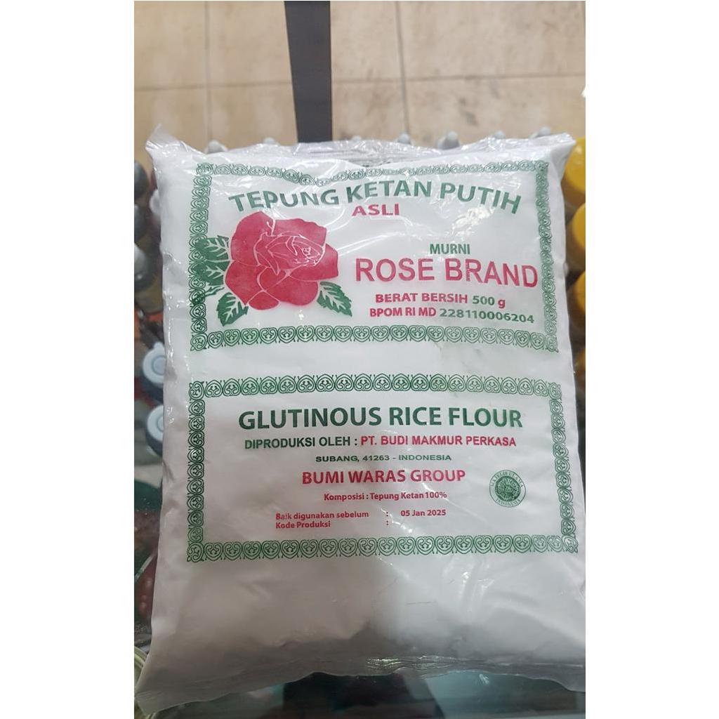 

Tepung KETAN PUTIH RoseBrand 500gram