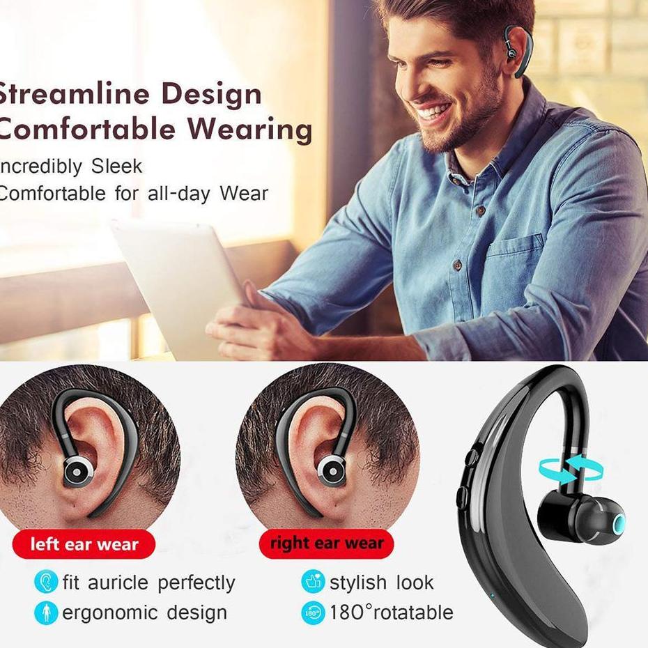 "ESH.20Au22ᵛ" Earphone / Headset Bluetooth S109 Headset Wireless Business For Samsung Xiaomi Redmi P