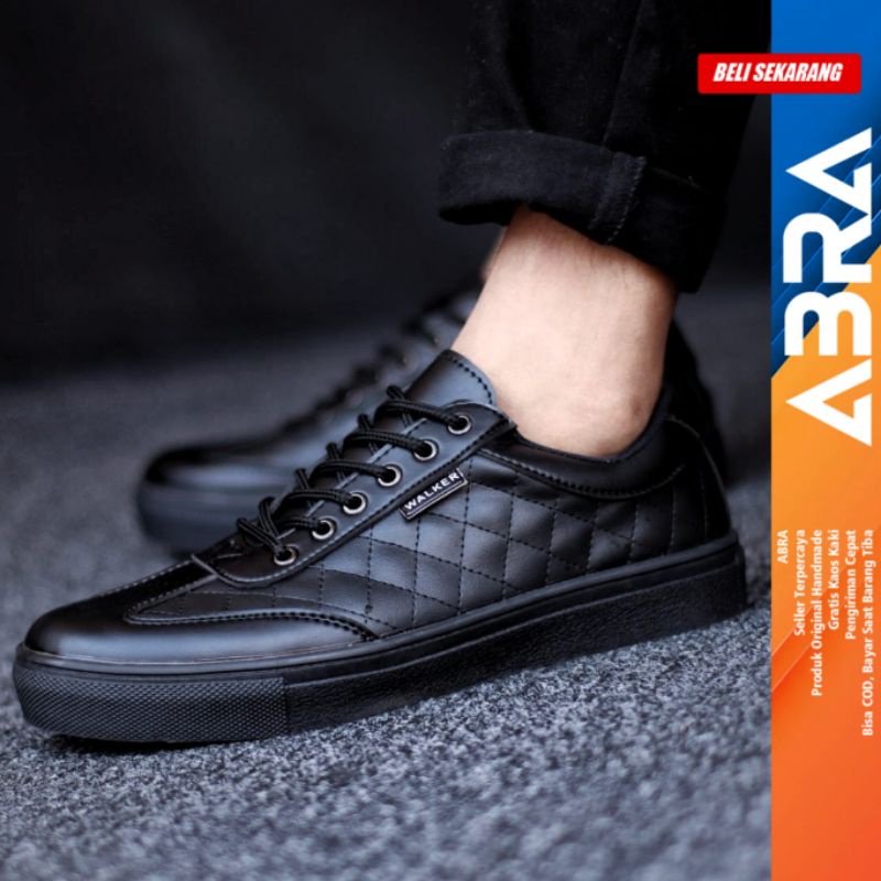 Sepatu Casual Pria Sneakers Ori Pria Kulit ABRA