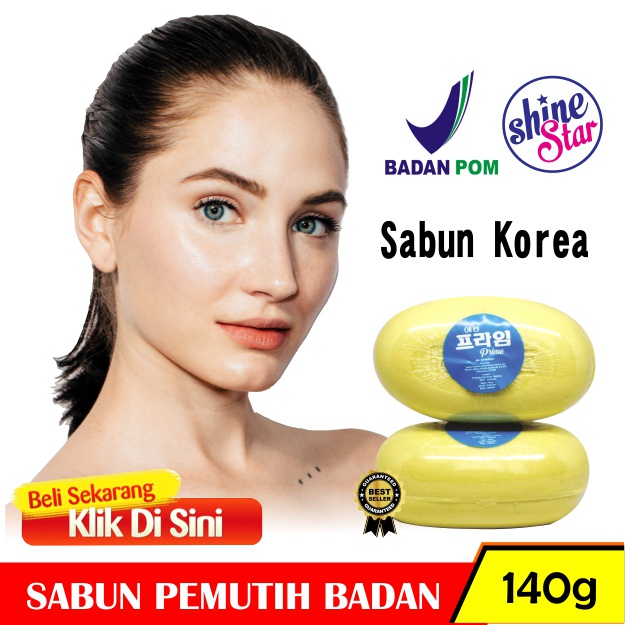 SHINE STAR - [ BISA COD ] Sabun Korea Pemutih Wajah dan Badan - Sabun Muka Glowing Pemutih Wajah BPOM