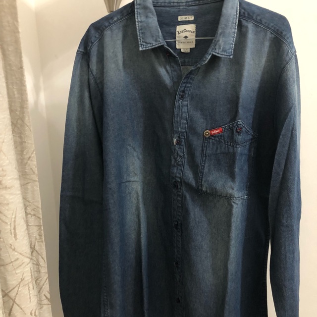Kemeja denim lee cooper original