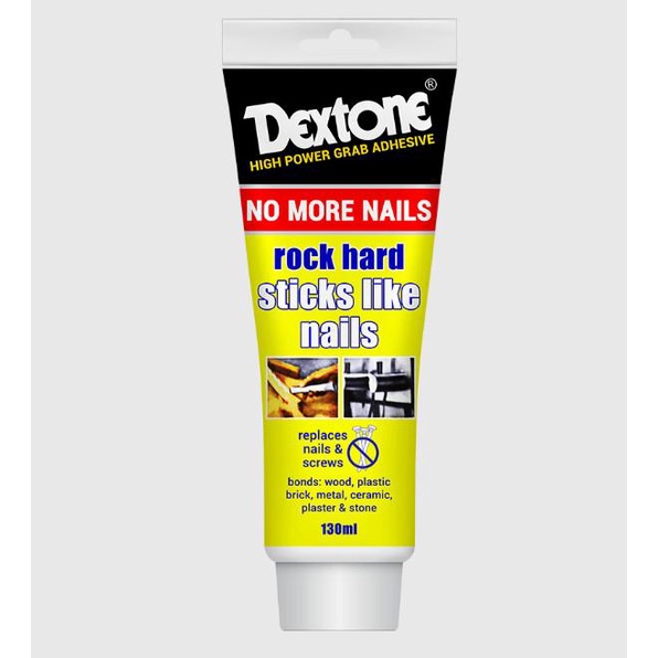 Perekat Lem Keramik, Kayu, Metal Dan Batu Super Kuat No More Nail Dextone