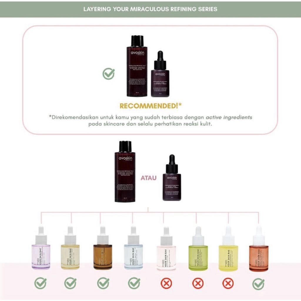 Avoskin Miraculous Refining Toner 100ml / Refining Toner 20ml