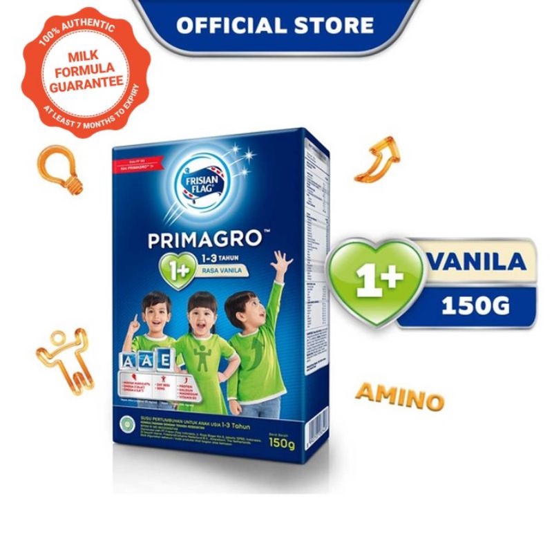 TERMURAH Frisian Flag Primagro 1+ Vanilla 150gr