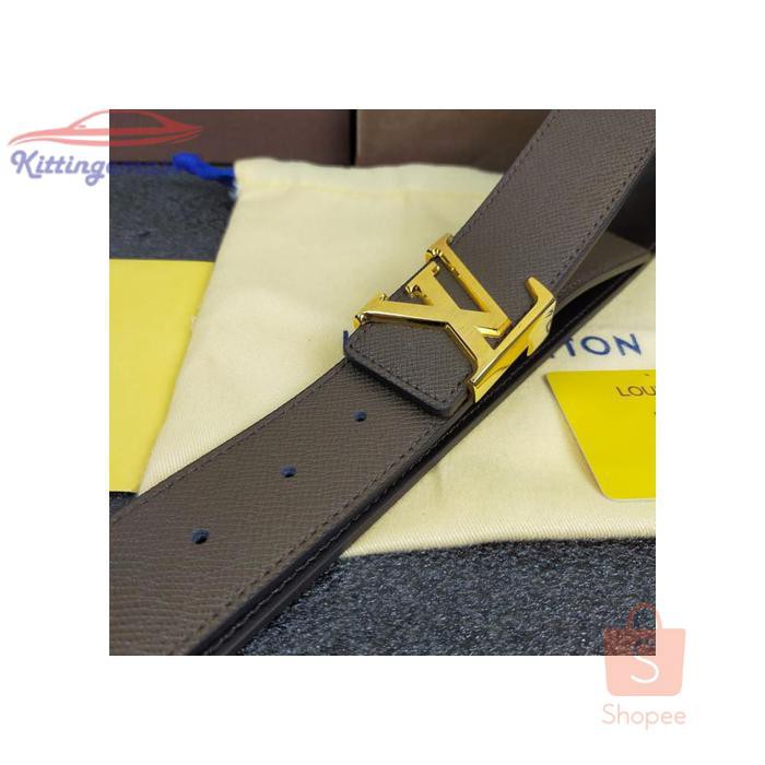 IKAT PINGGANG PRIA GESPER SABUK KTG2I1720 BELT LV TAIGA COKELAT PREMIUM