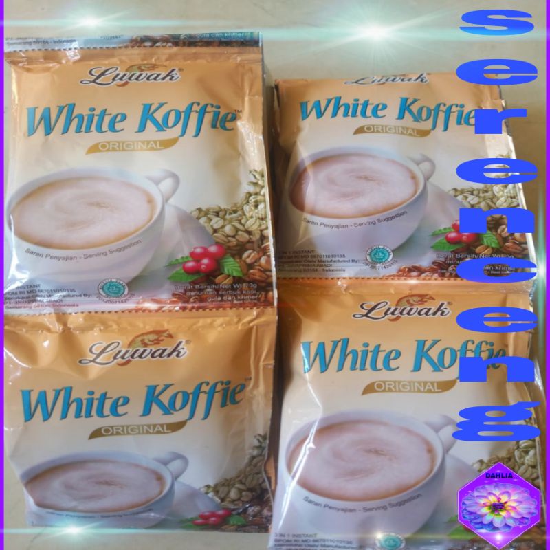 

kopi luwak white coffee renceng isi 10 sachet