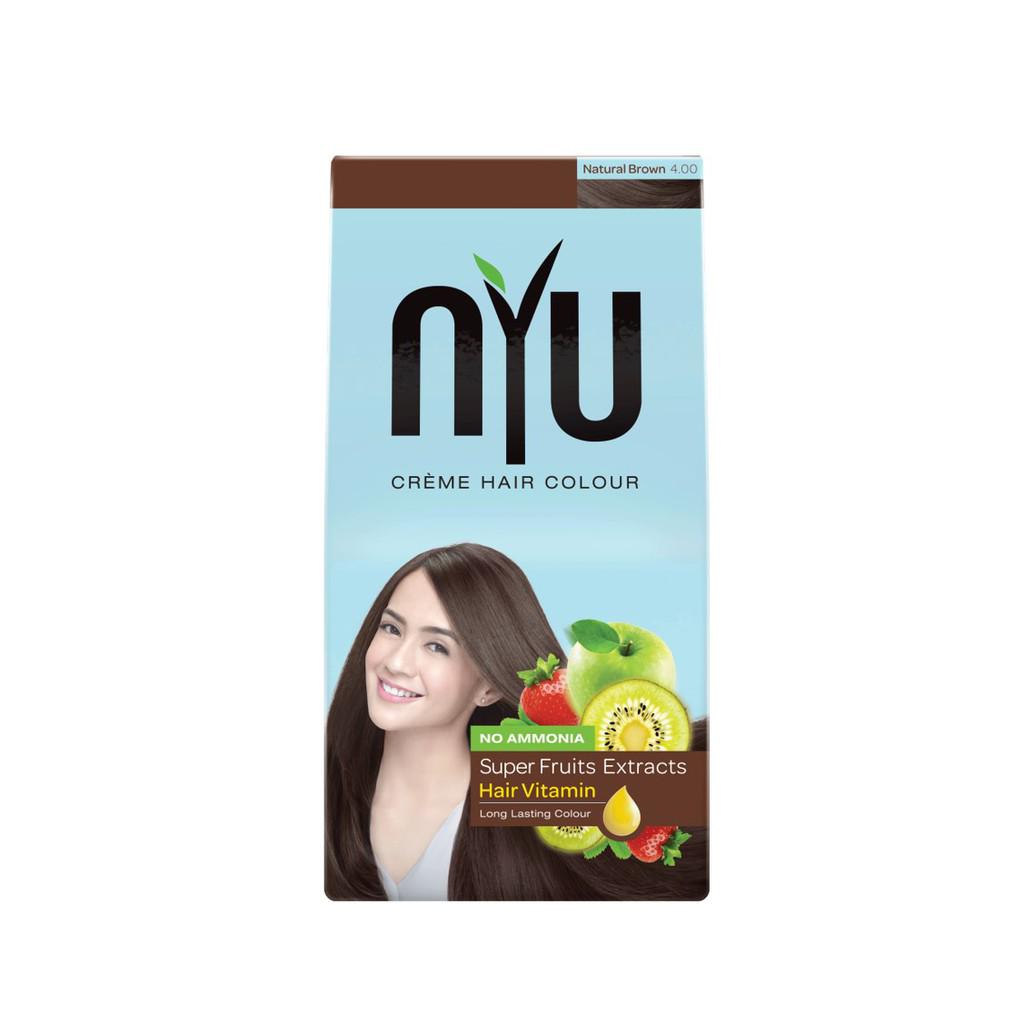 NYU Creme Hair Colour Natural Brown x2