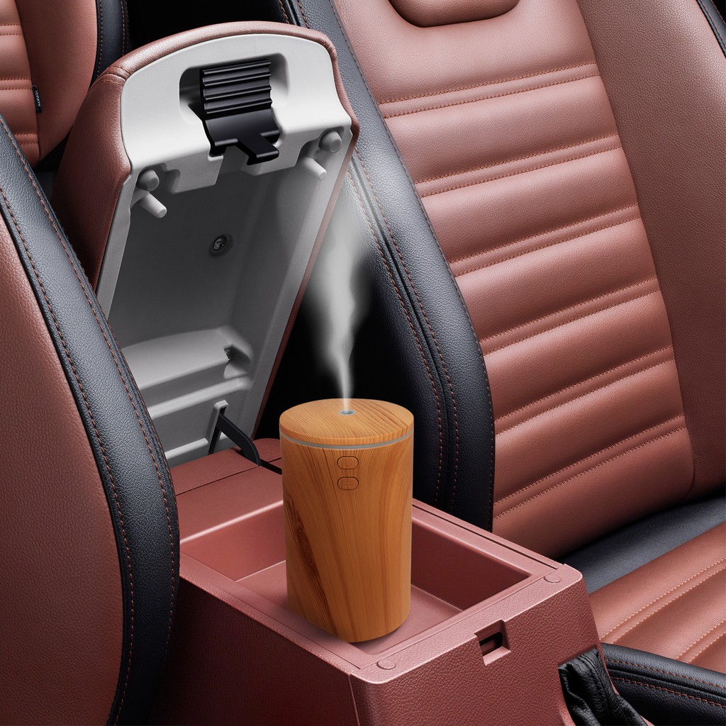 BIG SALE USB CAR DIFFUSER HUMIDIFIER ULTRASONIC TANPA STIK KAPAS UNTUK MOBIL ESSENTIAL OIL