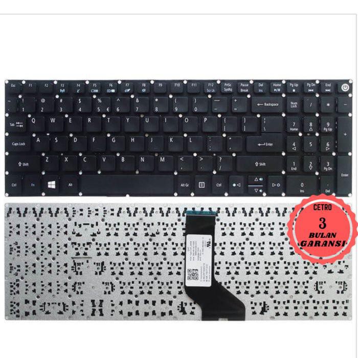 Keyboard Laptop Acer Aspire E 15 E15 E5 575 E5 575g Series New Shopee Indonesia