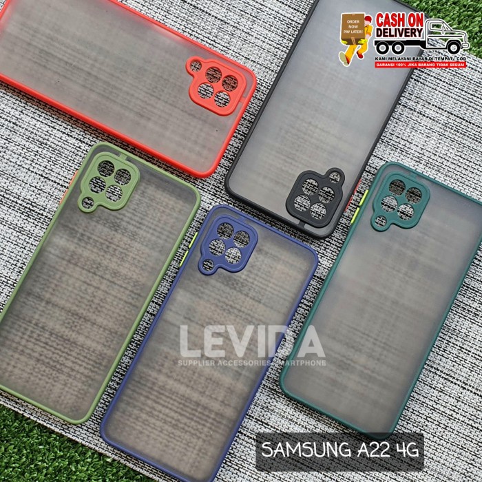 Samsung A22 4G Samsung M22 Samsung A22 5G Samsung A2 Core Mychoice Dove Matte Transparan Slim Macaro