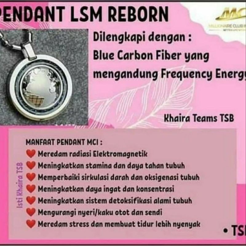 pendant MCI reborn