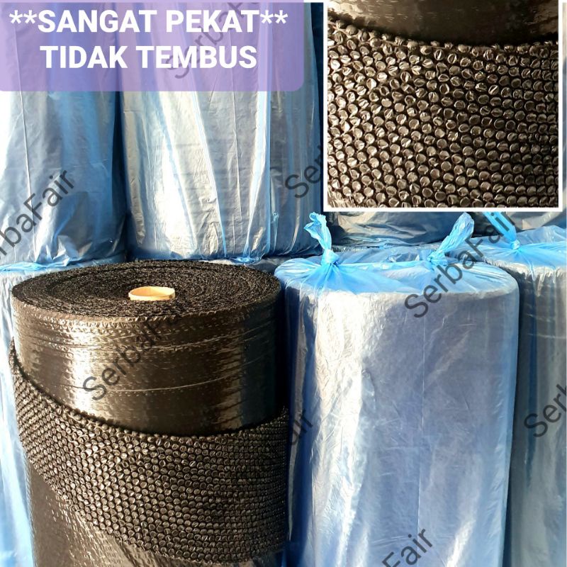 

Bubble Wrap Hitam FULL 1.25M x 50Meter Eco Lite EKONOMIS