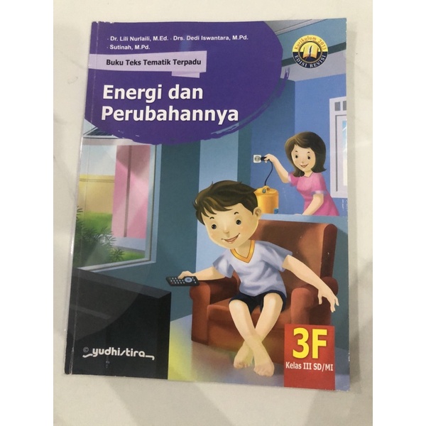 buku teks tematik terpadu kelas 3F (energi dan perubahannya) yudhistira