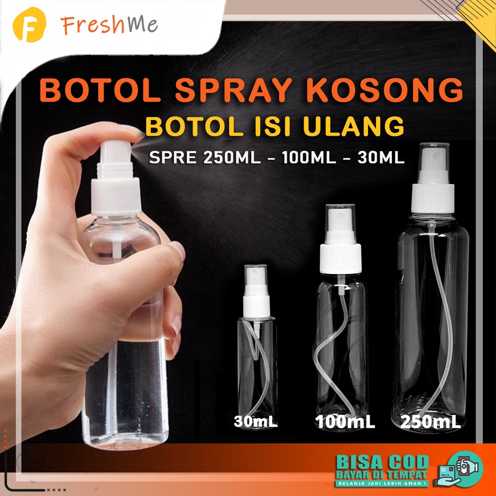 BOTOL SPRAY KOSONG / BOTOL SEMPROT / BOTOL ISI ULANG / BOTOL PET KWALITAS PREMIUM