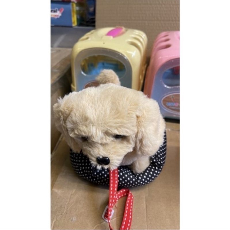 Mainan anak boneka dogi / anjing bisa berjalan &amp; bunyi guguk