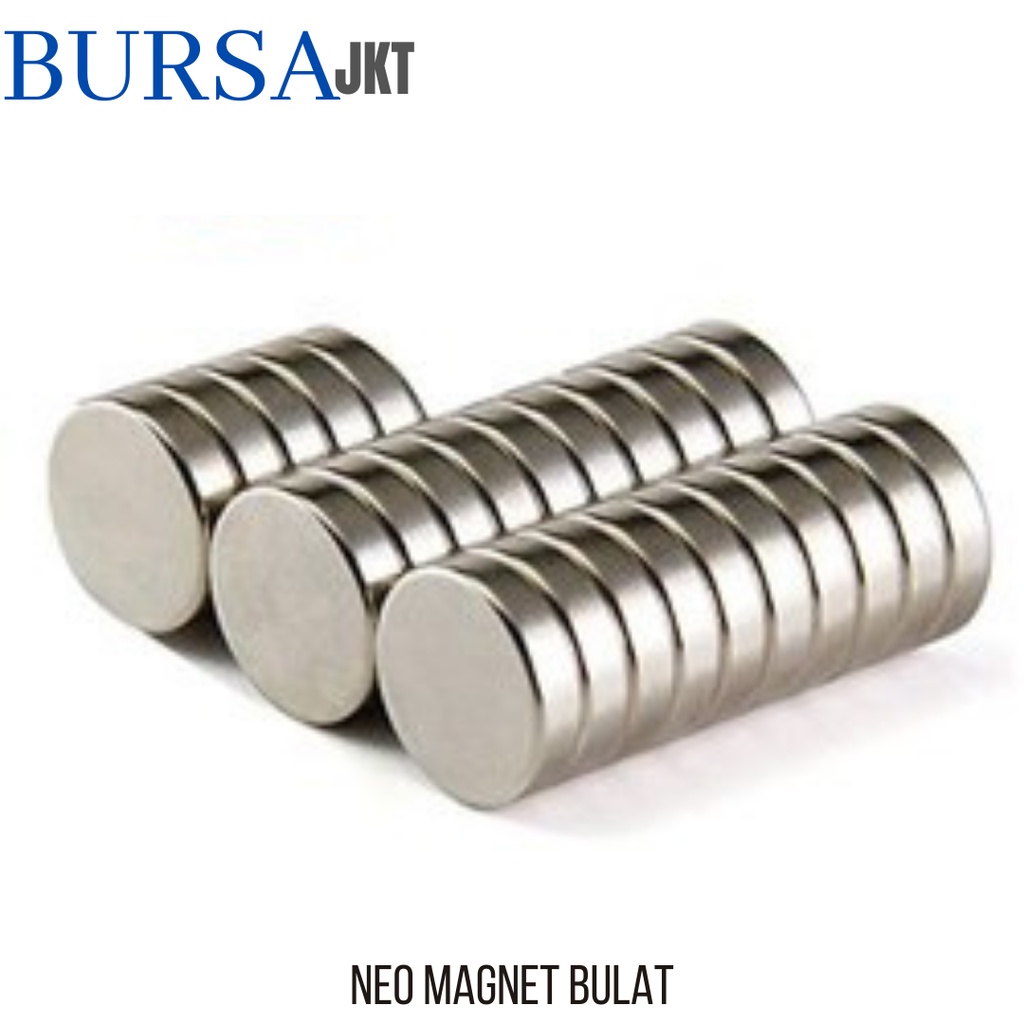 STRONG MAGNET NEODYMIUM NdFeB N50 BULAT KOIN SUPER magnet