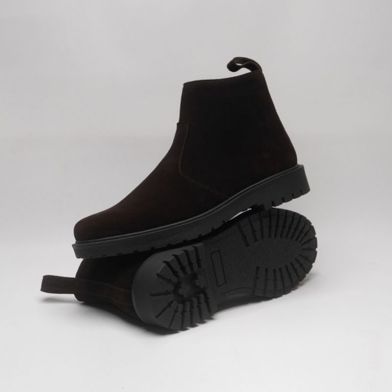 Signore - Chelsea Boots Coffee Suede 39