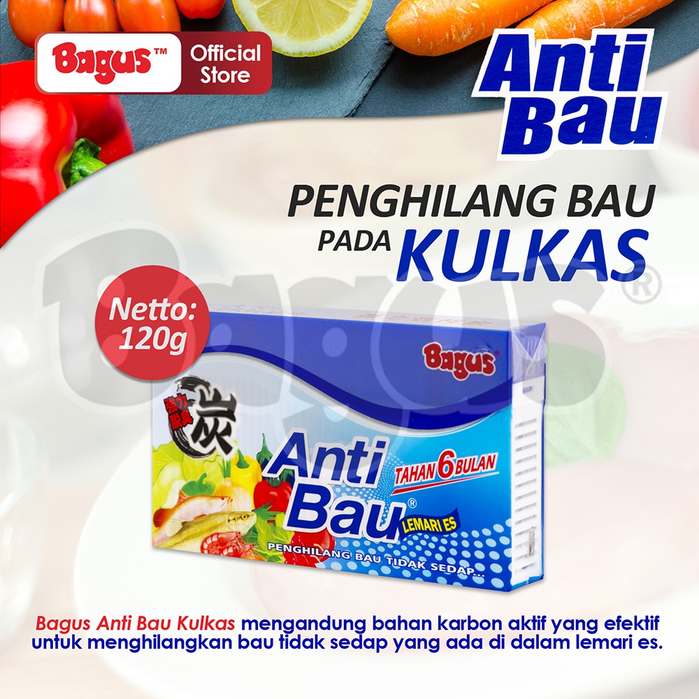 Bagus Anti Bau Lemari Es Penghilang bau kulkas 120 gr W-20318