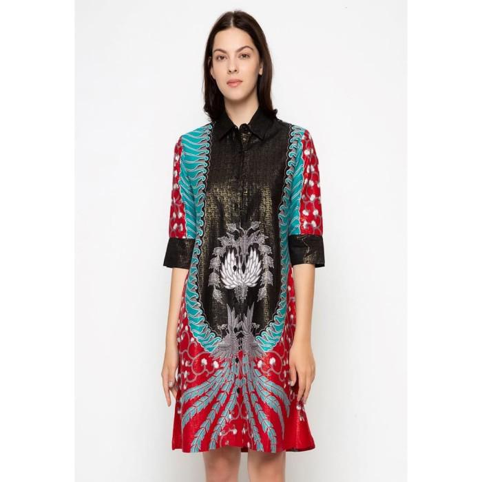 Hassenda - Puricia Dress Batik Wanita Faisa - S