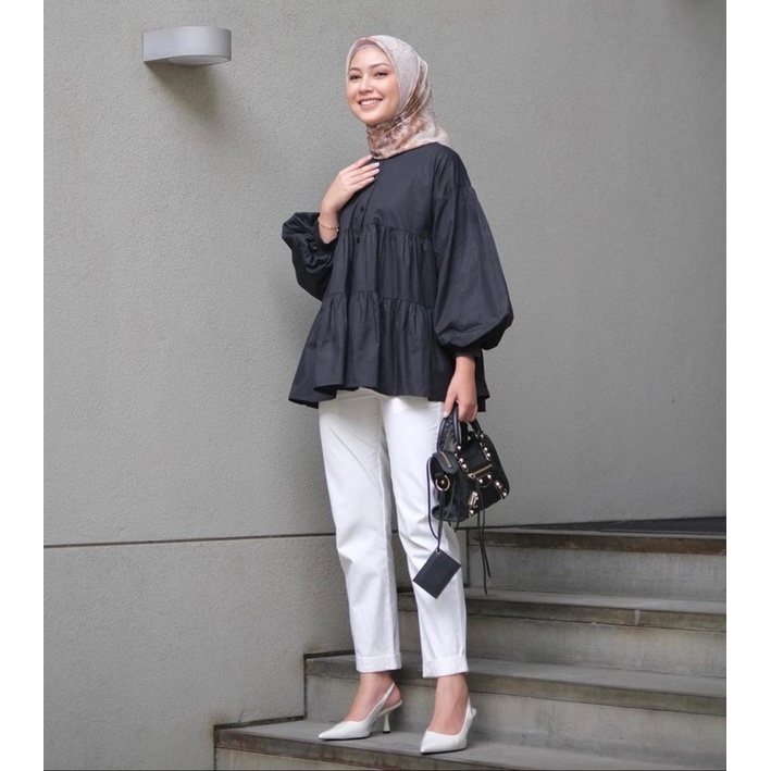 (DBY) BLOUSE CLERIA OVERSIZE KEMEJA ATASAN WANITA SHIRT