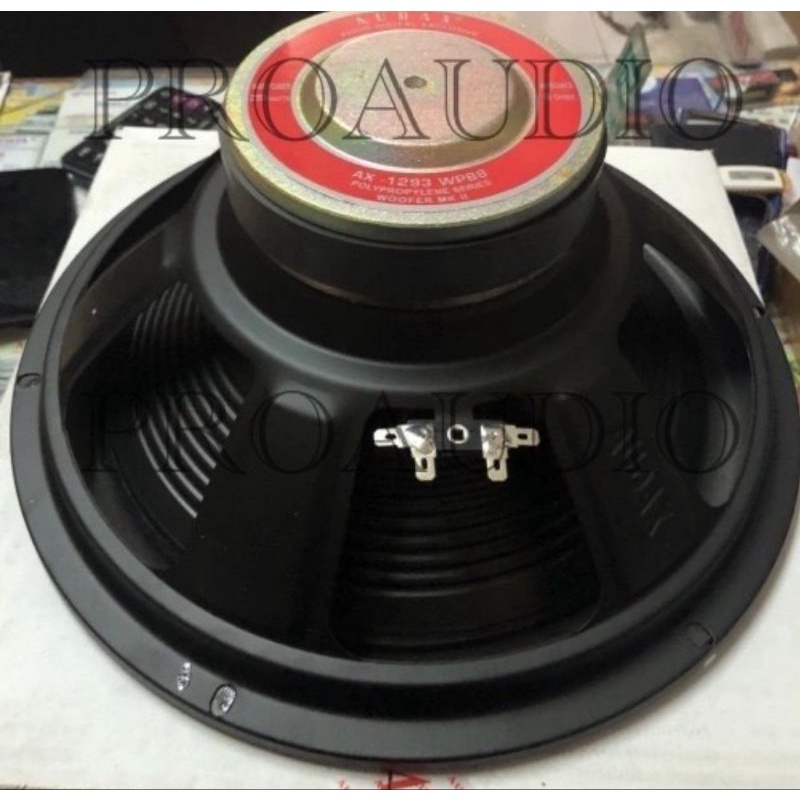 Komponen Speaker Audax 12inch WOOFER AX-1293 WPB8 MKII Bass polypropylene ori