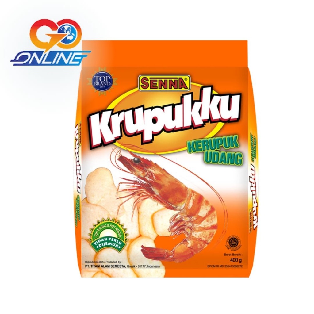 

Senna Krupukku Kerupuk Udang 400gr