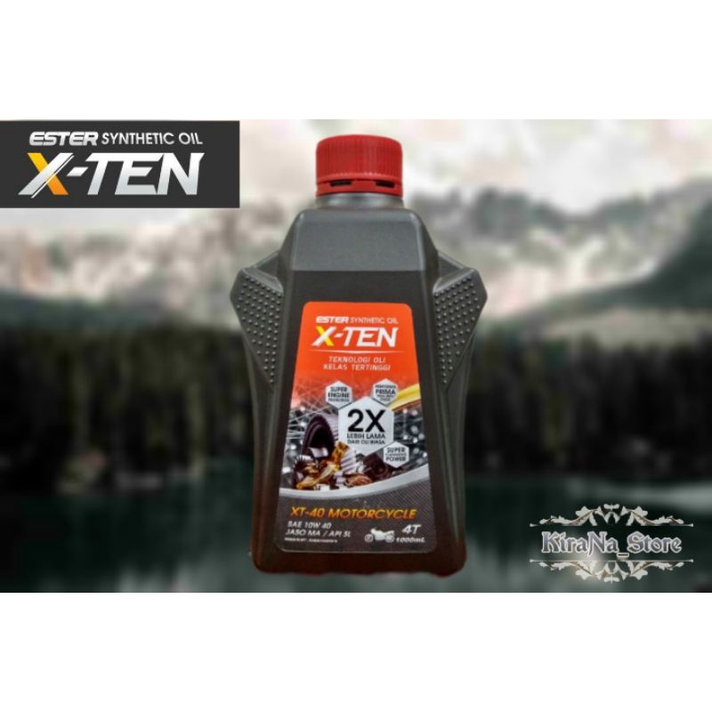 Oli X-TEN 10W-40 1L SPORT 4T Ester Synthetic