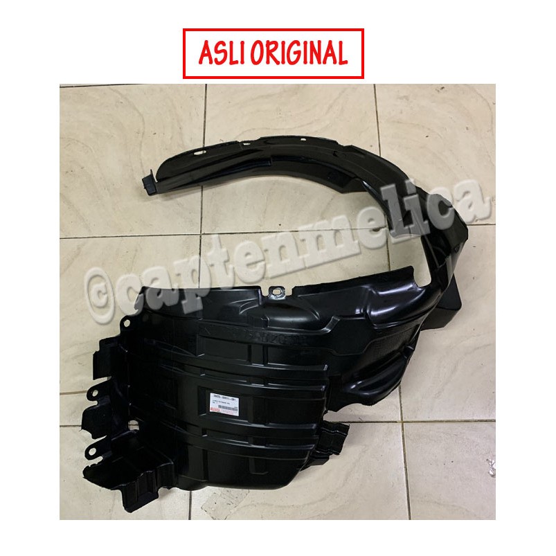 ORI Tutup Liner Fender Ban Roda Depan Avanza Xenia 2004 2005 2006 2007 Pelindung Pender karpet lumpu