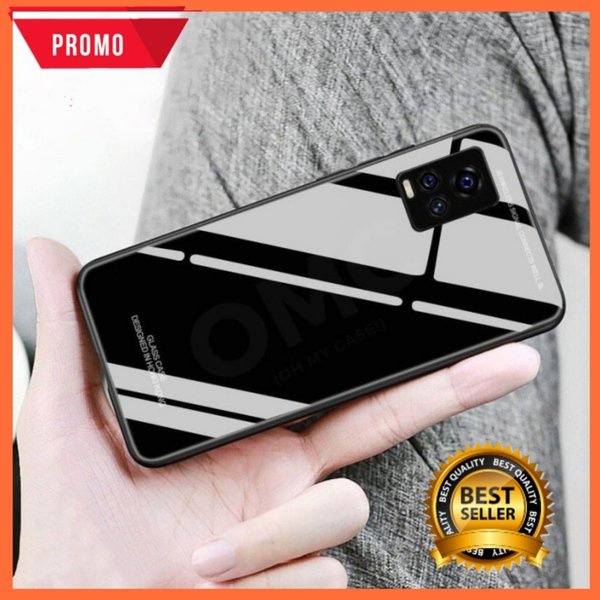 CASING VIVO V21  V21 5G PREMIUM GLASS CASE SOFT COVER