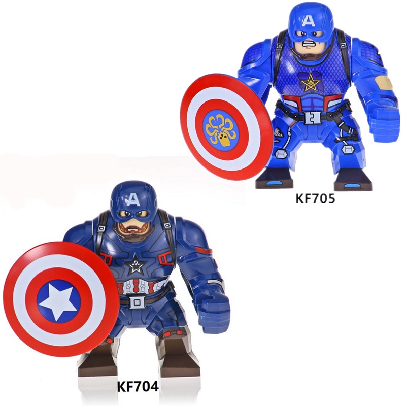 Mainan Action Figure Mini Model Superhero Marvel Captain America Dengan Topeng Perisai Untuk Anak