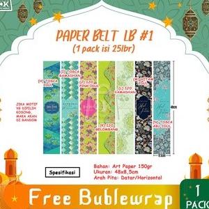 

;&;&;&;&] Paper Belt Lebaran VERTICAL / Pita Lebaran Idul Fitri Ramadhan ( Pack)