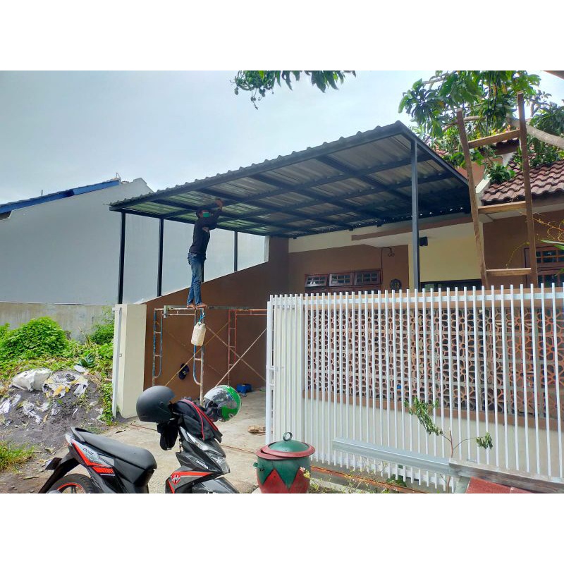 Kanopi spandek pasir / kanopi garasi / kanopi sidoarjo