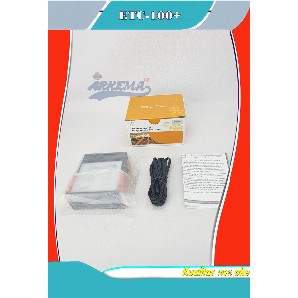 THERMOSTAT ETC-100+ | TEMPERATURE CONTROL DIGITGAL ETC100+ | PENGATUR SUHU COOL STORAGE ELITEC