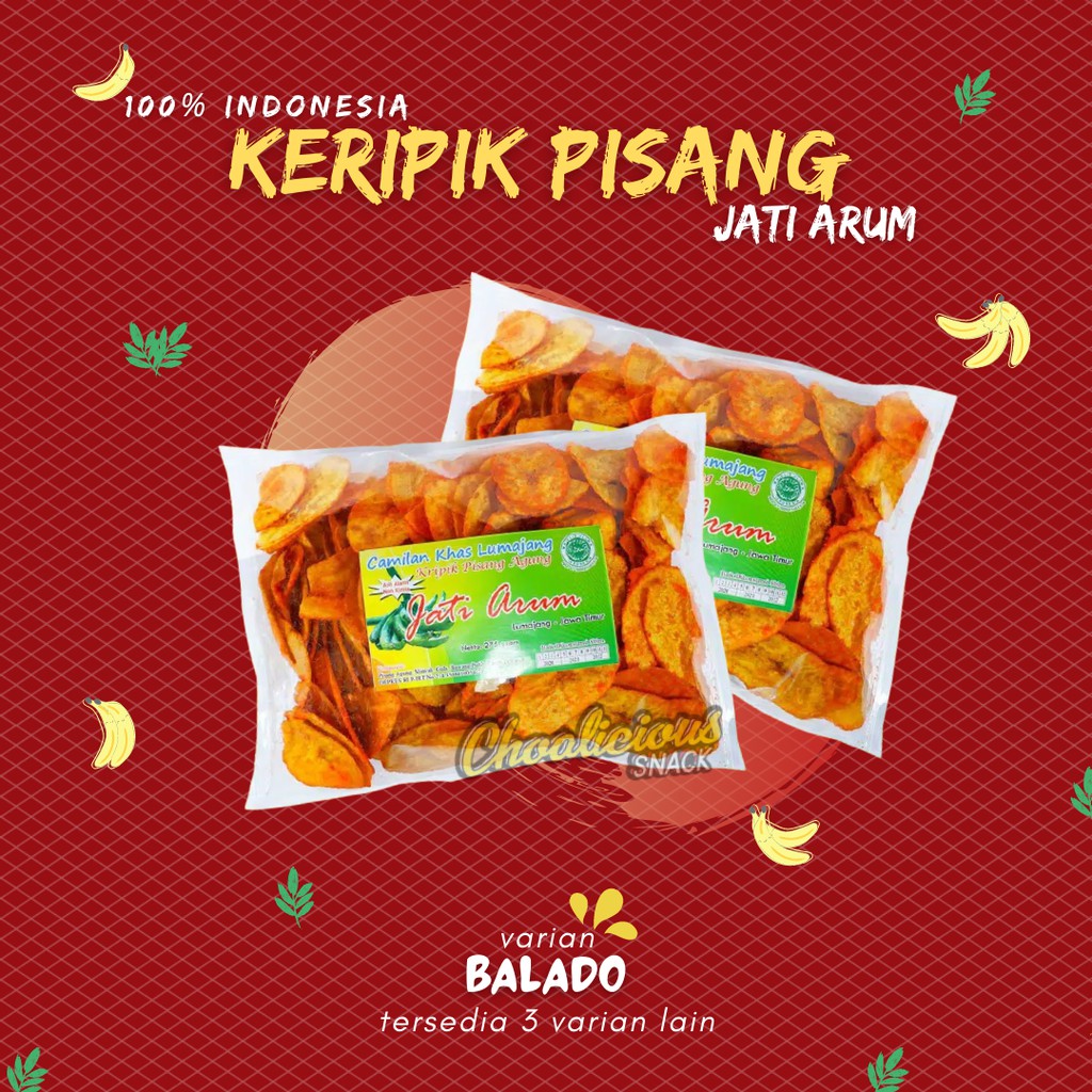 

KERIPIK PISANG AGUNG RASA BALADO RENYAH JATI ARUM