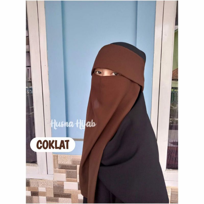 [HUSNA COLLECTION] CADAR BANDANA PON I/ Niqob Bandana Poni / CADAR PONI MURAH