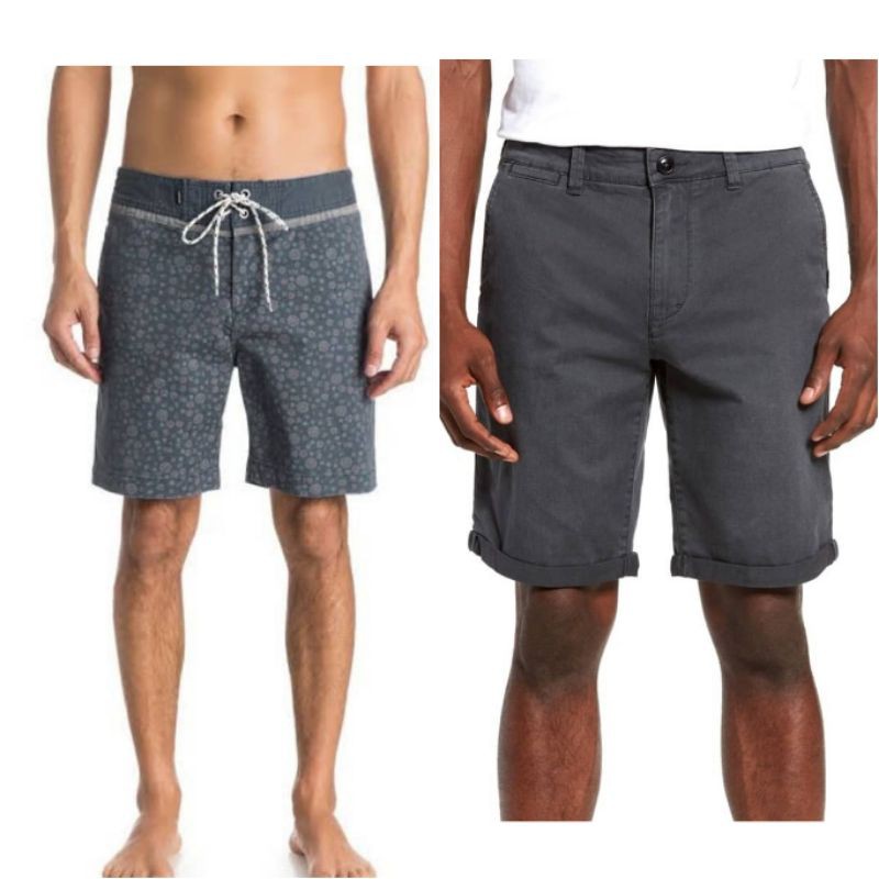 Quiksilver men's street trunk yoke short / Walkshort Chino Pendek Celana Pendek Quiksilver Original