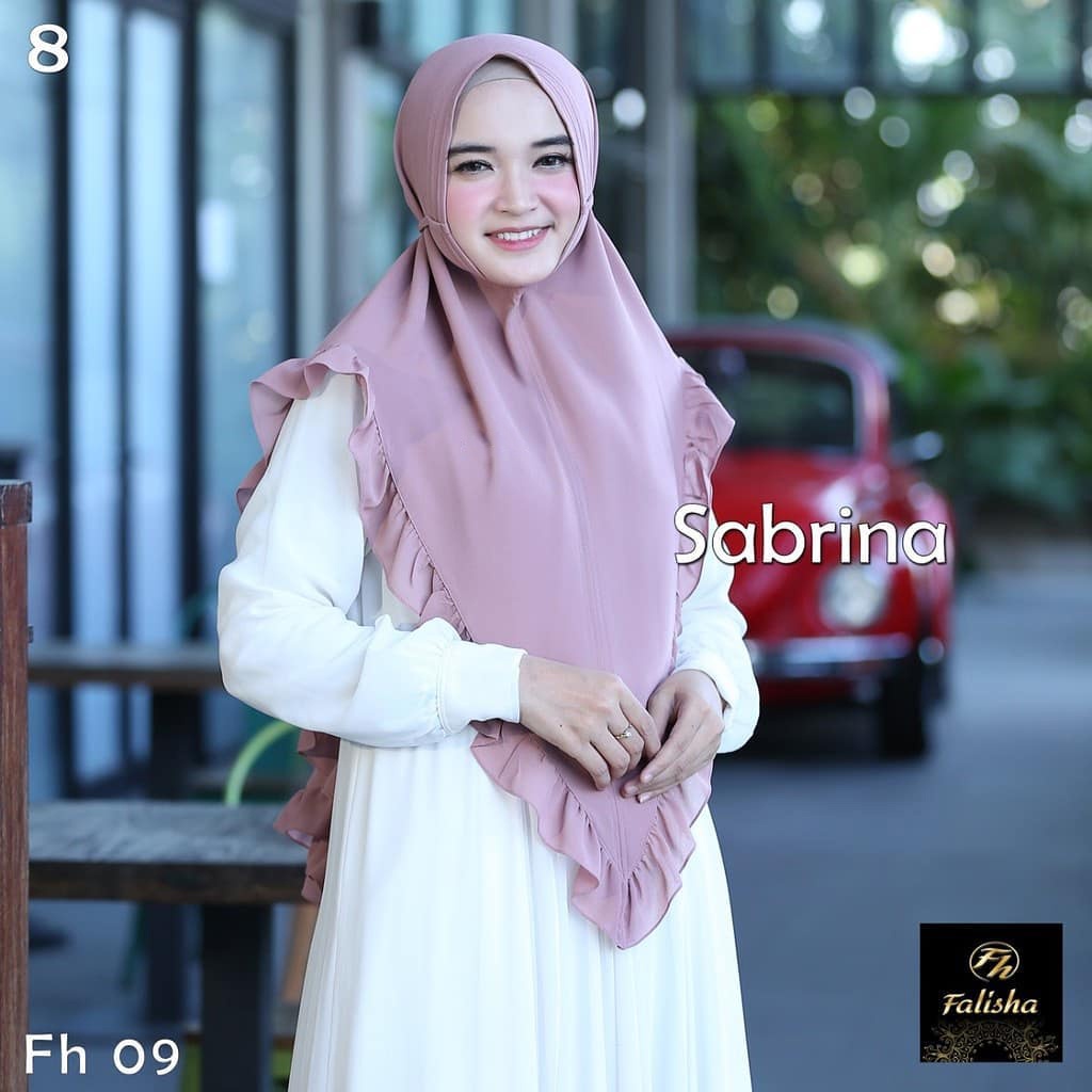 Jilbab Instan Syari Khimar Sabrina Non Pad