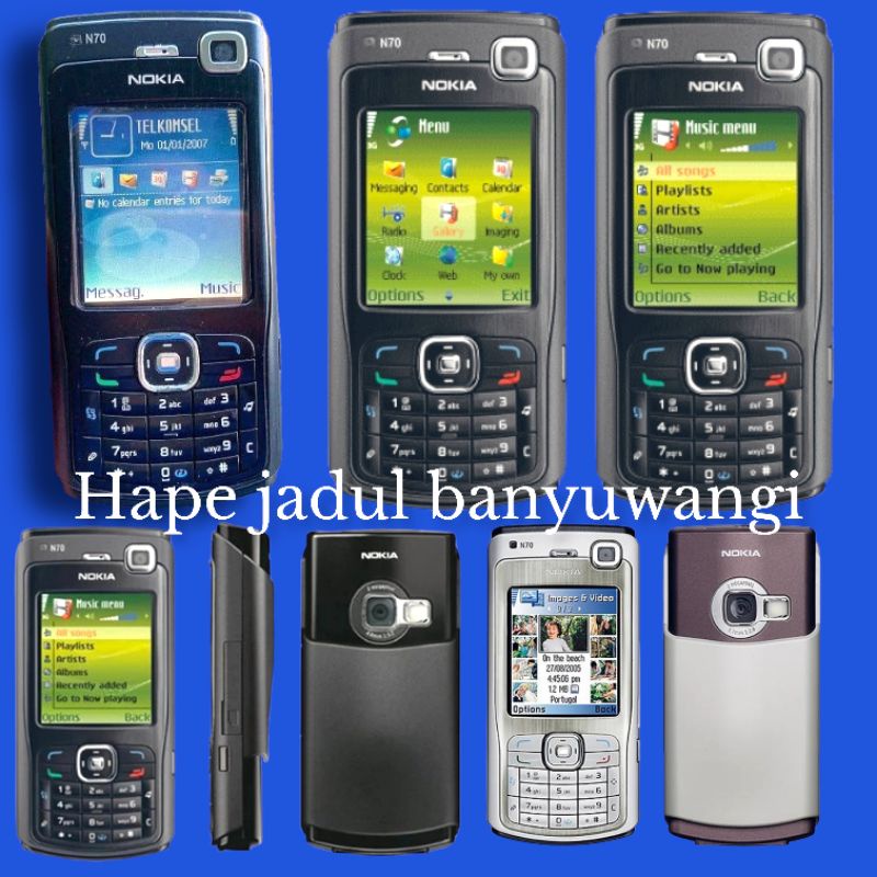 (kwalitas terbaik) Nokia N70 7610 6680 6600 6303 x3 00 6131 6103 6670 hape jadul second original buk